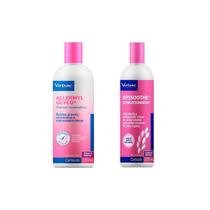 1 Allermyl Shampoo 250ml + 1 Episoothe Condicionador 250ml Hidratação Pele Sensivel Alivio Coceira - Virbac