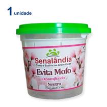 1 Antimofo Secar Desumidificador Guarda Roupa Armário Neutro 130g Marca Senalândia - Envio Já