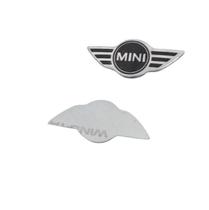 1 Aplique Emblema Adesivo Mini Cooper Chave Aluminio