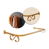 1 Arara para Roupa de Parede Vintage Rose Gold , Dourada