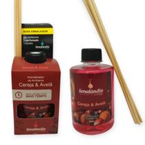 1 Aromatizador Ambiente Cereja com Avelã 280ml Difusor Vareta Cheiroso Marca Senalândia - Envio Já 1 Aromatizador Ambiente Cereja com Avelã 280ml Difusor Vareta Cheiroso Marca Senalândia - Envio Já
