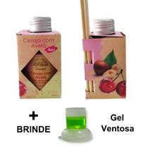 1 Aromatizador Ambiente Cereja e Avelã 100ml Perfume Casa Luz Aroma Difusor Varetas Casa - Envio Já