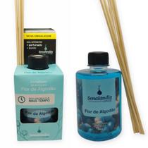 1 Aromatizador Ambiente de Flor de Algodão 280ml Difusor Vareta Senalândia - Envio Já