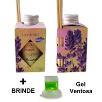 1 Aromatizador Ambiente de Lavanda 100ml Perfume Casa Luz Aromas Difusor Cheiroso Varetas - Envio Já