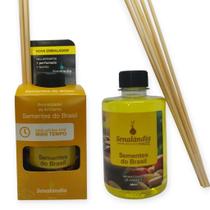 1 Aromatizador Ambiente de Sementes do Brasil 280ml Difusor Vareta Senalândia - Envio Já