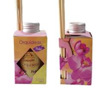 1 Aromatizador Ambiente Orquídeas Difusor Vareta Aromatizante Perfume Lar 100ml Luz Aroma - Envio Já