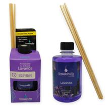 1 Aromatizador de Lavanda Difusor Ambiente Palito 280ml Cheiroso da Senalândia Desde 1999 - Envio Já