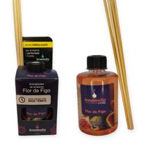 1 Aromatizante Ambiente Flor de Figo 280ml Difusor Palito Casa Ar Cheiroso da Senalândia - Envio Já