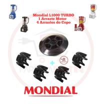 1 Arraste do Motor + 4 Arrastes do Copo Liquidificador Mondial L-1000