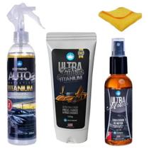 1 Auto Protection Titanium + 1 Ultra Finish + 1 Ultra Motors ecotrend