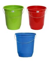 1 Balde De Plástico 18 Litros Grande Redondo Jaguar (1Und)