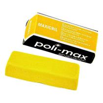1 Barra Cera Polimento Polimax Cromoinox Amarela Verde ou Azul