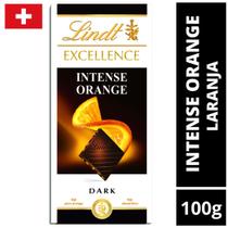 1 Barra, Chocolate Amargo Suiço, Lindt Excellence, Laranja, 100g