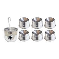 1 Bebedouro Para Gato + 6 Comedouros Ergonômicos - Tipo Fonte 1 Bebedouro Para Gato + 6 Comedouros Ergonômicos - Tipo Fonte