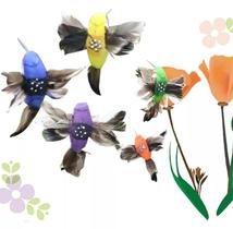 1 Beija Flor Bat Asa Enfeite Jardim Passarinho Energia Solar 1 Beija Flor Bat Asa Enfeite Jardim Passarinho Energia Solar