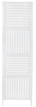 1 Biombo Divisoria MDF Horizontal Vertical Pintado Branco Com Pé Divisor de Ambiente