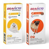 1 Bravecto de 2 a 4,5kg + 1 Bravecto de 4,5 a 10kg - MSD