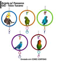 1 Brinquedo Argola Balanço GG Papagaio Calopsita - Gaiolas e Viveiros 1 Brinquedo Argola Balanço GG Papagaio Calopsita - Gaiolas e Viveiros
