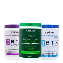 1 Btx Orghanic 1kg+Btx Blond 1kg+Máscara de quiabo 1kg