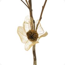 1 Buquê De Flor Esqueletizada Folhagem Natural Decoração Casamento