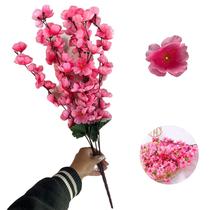 1 Buque Flor Cerejeira Pessegueiro Artificial 7Galhos Planta