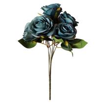 1 Buquê Rosas Artificial Flor Planta Decoração Casamento - Flores Imp