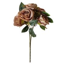 1 Buquê Rosas Artificial Flor Planta Decoração Casamento