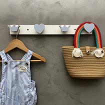 1 Cabideiro parede decoração Coroa e Coração princesa 1CCoCa