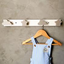 1 Cabideiro parede decoração nuvem estrela céu 1Cceu