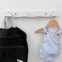 1 Cabideiro parede infantil pendurador roupas cabide nuvem