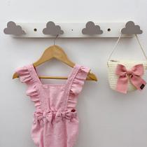 1 Cabideiro parede infantil pendurador roupas cabide nuvem 1 Cabideiro parede infantil pendurador roupas cabide nuvem