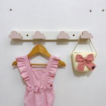 1 Cabideiro parede infantil suporte gancho roupas decoração