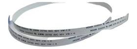 1 Cabo Flat 6 Vias Awm 6 Vias 20798 Pinx500mm 0,35x0,65mm