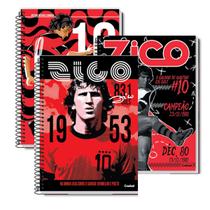 1 Caderno C/D 1 Matéria Zico 80fls Time Flamengo Com Poster 1 Caderno C/D 1 Matéria Zico 80fls Time Flamengo Com Poster