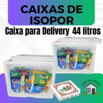 1 Caixa de Isopor EPS 44 litros para entregas, delivery, motoboy e Armazenamento