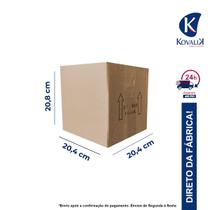 1 Caixa De Papelão 20x20 Para Correio, Sedex, E-commerce 20,4x20,4x20,8 (Produzidas em Papelão Reutilizado)
