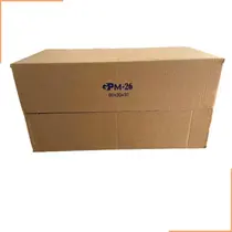 1 Caixa de Papelão para Mudança 60x30x30 Objetos de Cozinha, sala, quarto, roupas, sapatos, pratos, e outros objetos leves e pesados