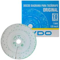 1 Caixa Disco Tacógrafo Semanal 125Km 7D 70 un Vdo 1 Caixa Disco Tacógrafo Semanal 125Km 7D 70 un Vdo
