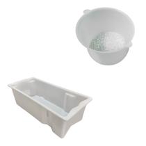 1 Caixa Transporte 24L + 1 Forma Para Queijo 1kg Kit Injesul 1 Caixa Transporte 24L + 1 Forma Para Queijo 1kg Kit Injesul