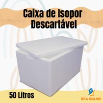 1 Caixas de Isopor Eps 50 Litros para Gelo Lata e Armazenamento