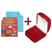 1 Caixinhas De Veludo Para Alianças + uma Flanela pa polir alinças e joias