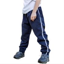 1 Calça Infantil Tactel Jogger Resistente Uniforme Verão 418