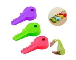 1 Calço Porta Protetor Prendedor Segura Aparador Silicon