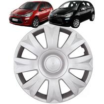 1 Calota C3 2014 Aro 15 Polegadas Encaixe Pressão Grid 1 Calota C3 2014 Aro 15 Polegadas Encaixe Pressão Grid