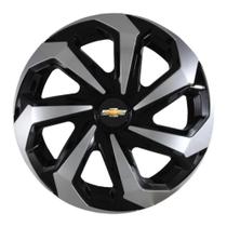 1 Calota Esportiva Aro 14 Spider Avulsa Preta Prata Avulsa 1 Calota Esportiva Aro 14 Spider Avulsa Preta Prata Avulsa