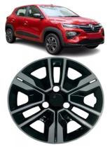 1 Calota Esportiva Kwid Outsinder Aro 14 Polegadas Preto Prata Parafuso Grid 1 Calota Esportiva Kwid Outsinder Aro 14 Polegadas Preto Prata Parafuso Grid