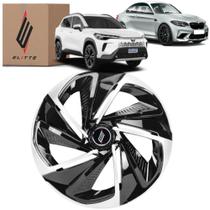 1 Calota Esportiva Modelo Nitro Aro 13 Polegadas Preto Prata Parafuso Elitte 1 Calota Esportiva Modelo Nitro Aro 13 Polegadas Preto Prata Parafuso Elitte