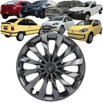 1 Calota Esportiva Modelo Passat CC Aro 13 Polegadas Preto Brilhante Universal Elitte