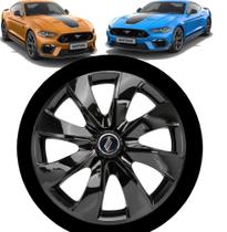 1 Calota Esportiva Modelo Prime Aro 14 Polegadas Preto Brilhante Parafuso Elitte