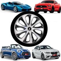 1 Calota Esportiva Modelo Velox Aro 14 Polegadas Prata Preto Universal Elitte 1 Calota Esportiva Modelo Velox Aro 14 Polegadas Prata Preto Universal Elitte